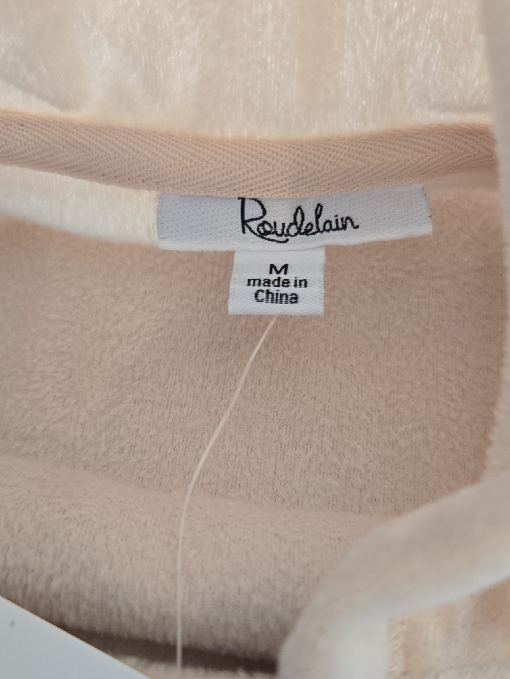 Roudelain Womens Long-Sleeve Hooded Velour Pajama Top Crystal Lounge PJ Sz M NWT - Picture 9 of 10